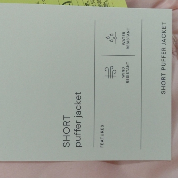 NWT Girl's Short Puffer Jacket - All in Motion - L - Picture 5 of 8